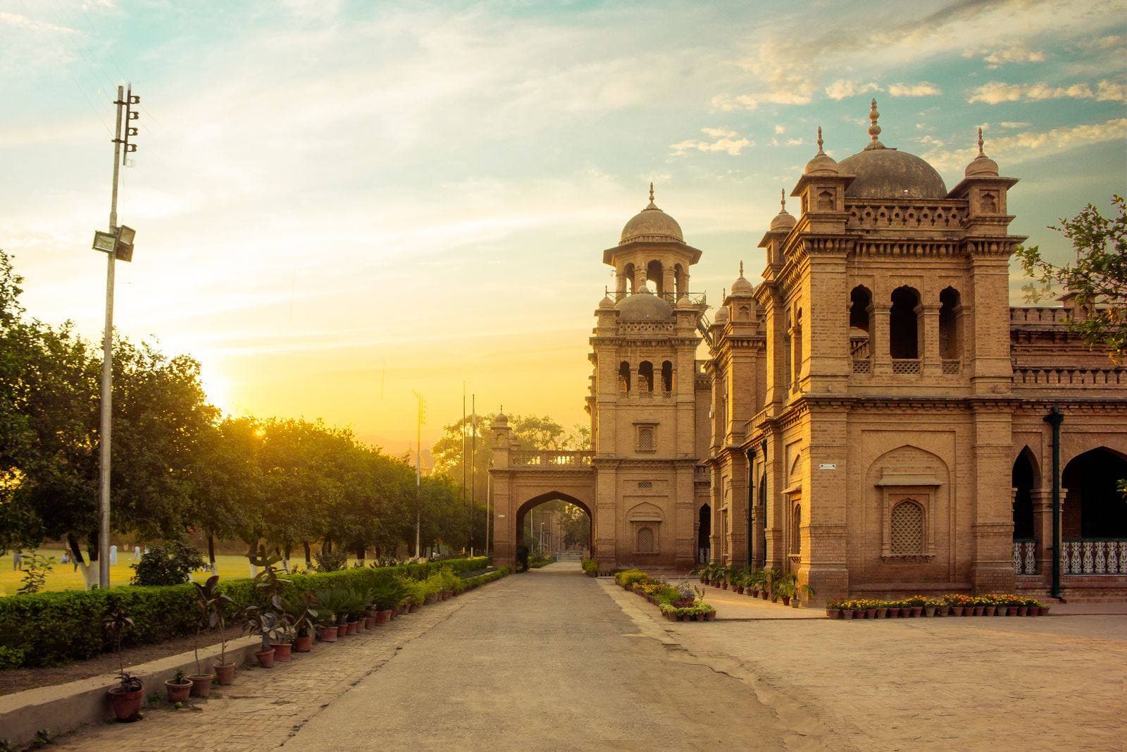 Islamia College Peshawar at sunset
